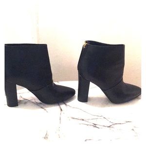 J Crew Adele Leather Ankle Boot in Black, Size 9